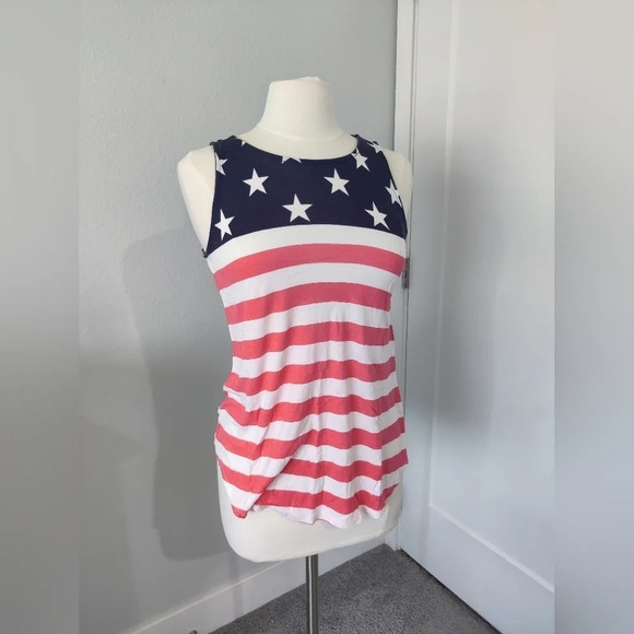 Old Navy American Flag Tank Top - Picture 1 of 6